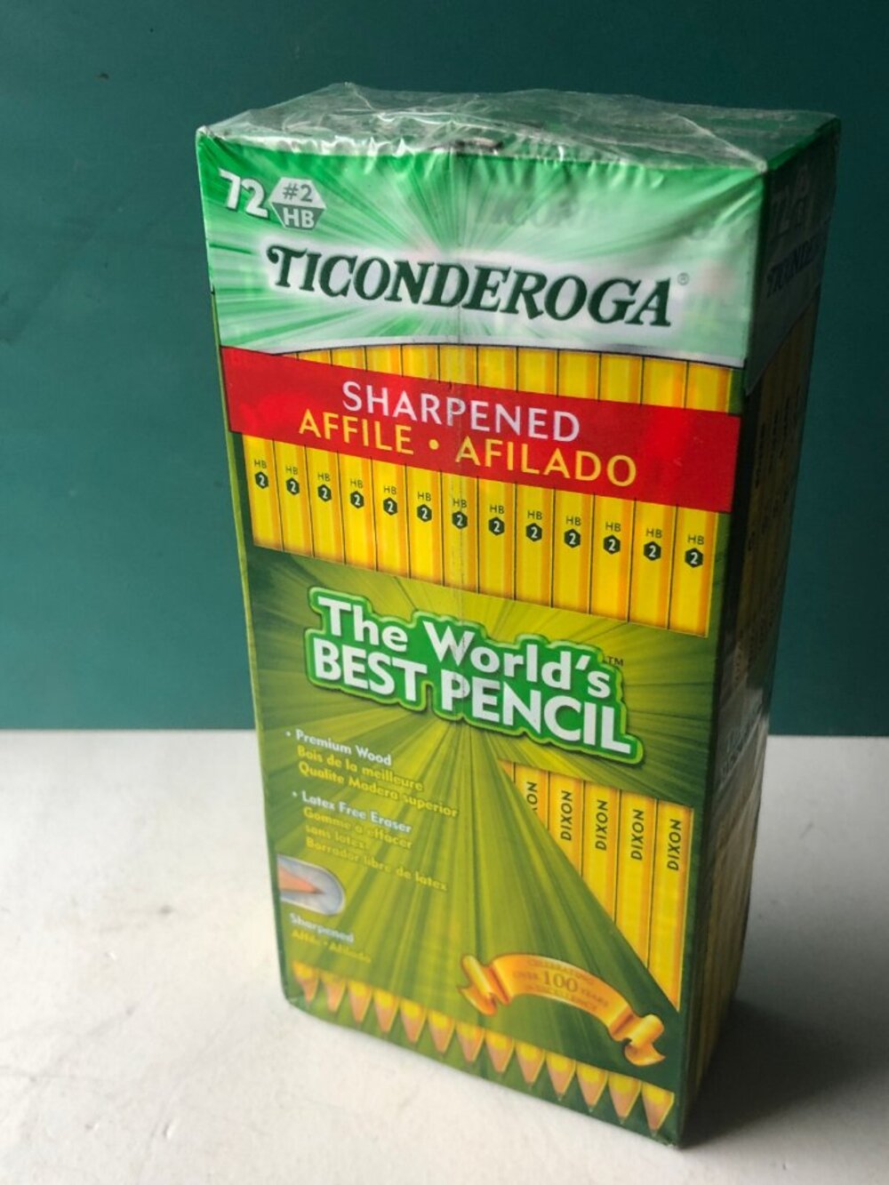 Woodcased Pencils Presharpened 2 Hb Soft Yellow 72 Count